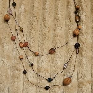 Lia Sophia Tribeca Earthy Multi-Bead Necklace